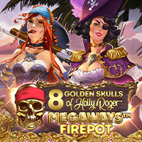 8 Golden Skulls of the Holly Roger Megaways™