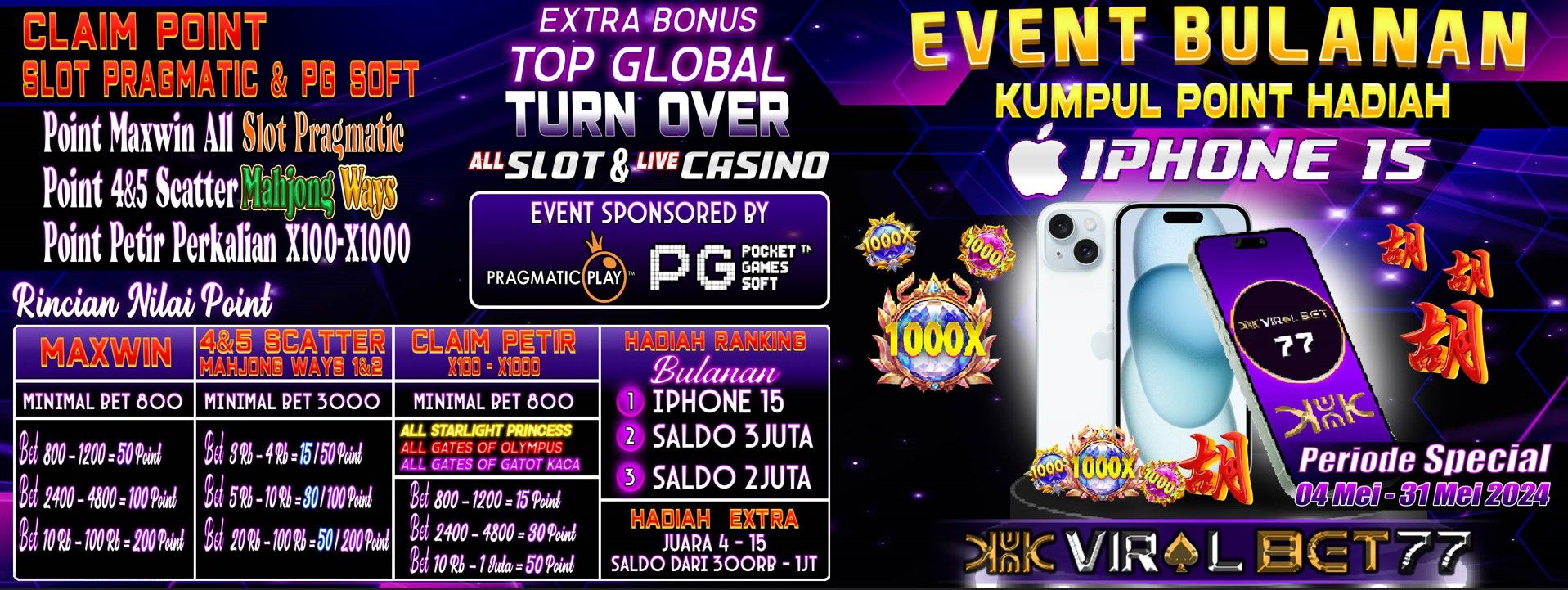 SPECIAL EVENT POINT VIRALBET77