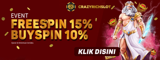 EVENT BUYSPIN 10% & FREESPIN 15%