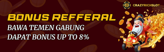 BONUS REFERRAL UP TO 8%