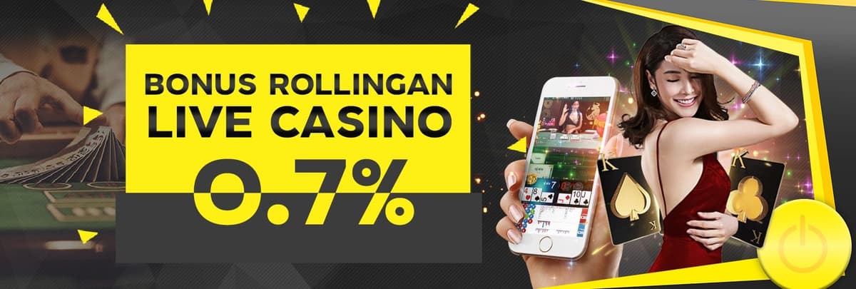 BONUS ROLLINGAN LIVE CASINO 0.7%