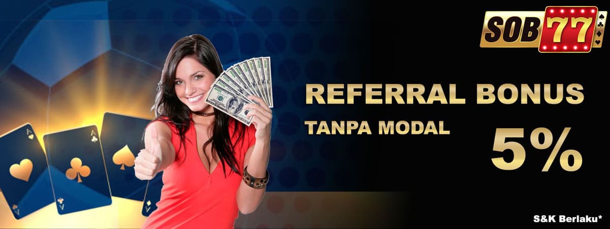 Bonus Referral 5% Banner