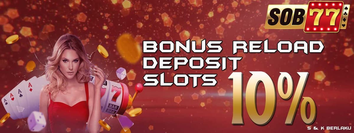 Bonus Reload Deposit Harian SLots Banner