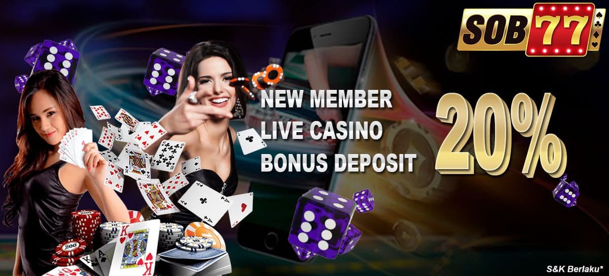 New Member Bonus 20% Live Casino