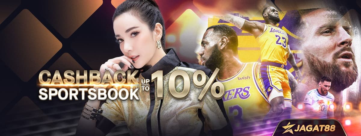 Bonus Cashback Up To 10% Sportbook Banner