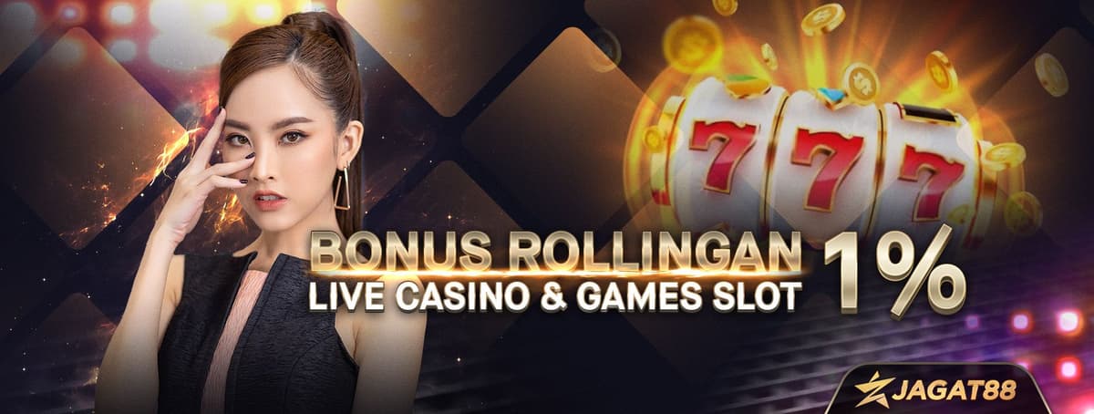 Rolingan 1% LiveCasino & Games Slot Banner