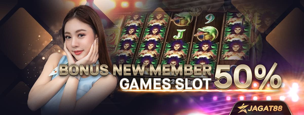 Bonus New Member Games Slot Up To 50% Banner