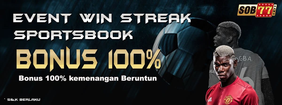 Bonus Win Streak 100% SPortsbook Banner