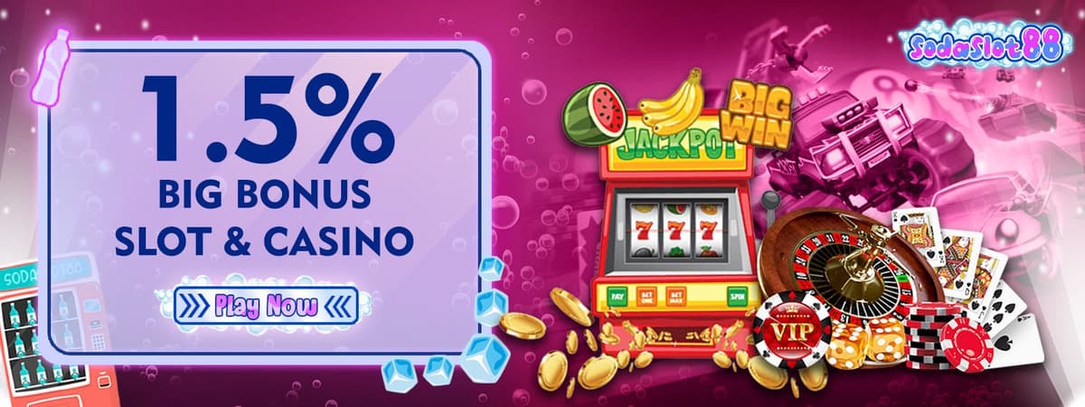 Commission Slot & Casino 1.5% Banner