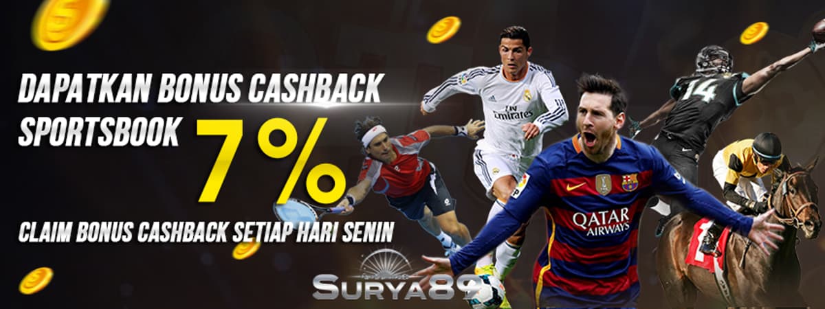 BONUS CASHBACK 7% SPORTBOOK