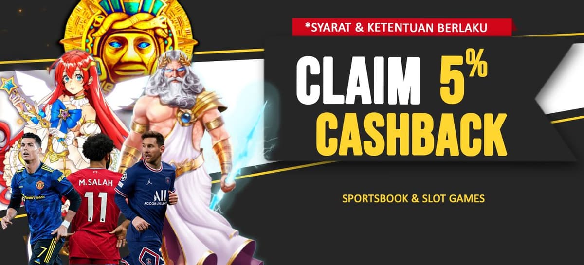 Promo Cash Back SportsBook Dan Slot Games