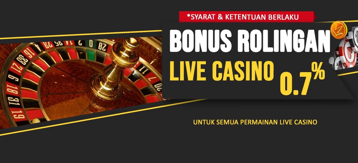 Promo Bonus Commision Live Casino
