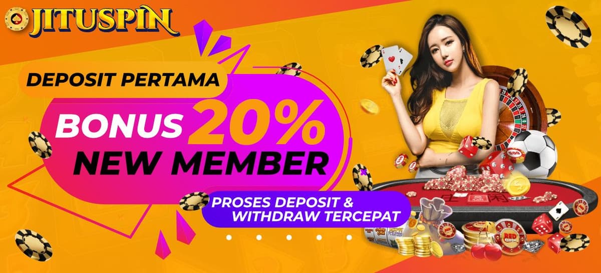 Promo BONUS NEW MEMBER 20%