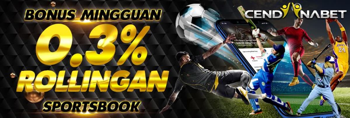 BONUS ROLLINGAN 0.3% SPORTSBOOK SETIAP MINGGU