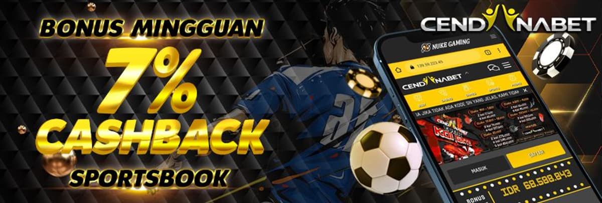 BONUS CASHBACK 7% SPORTSBOOK  SETIAP MINGGU