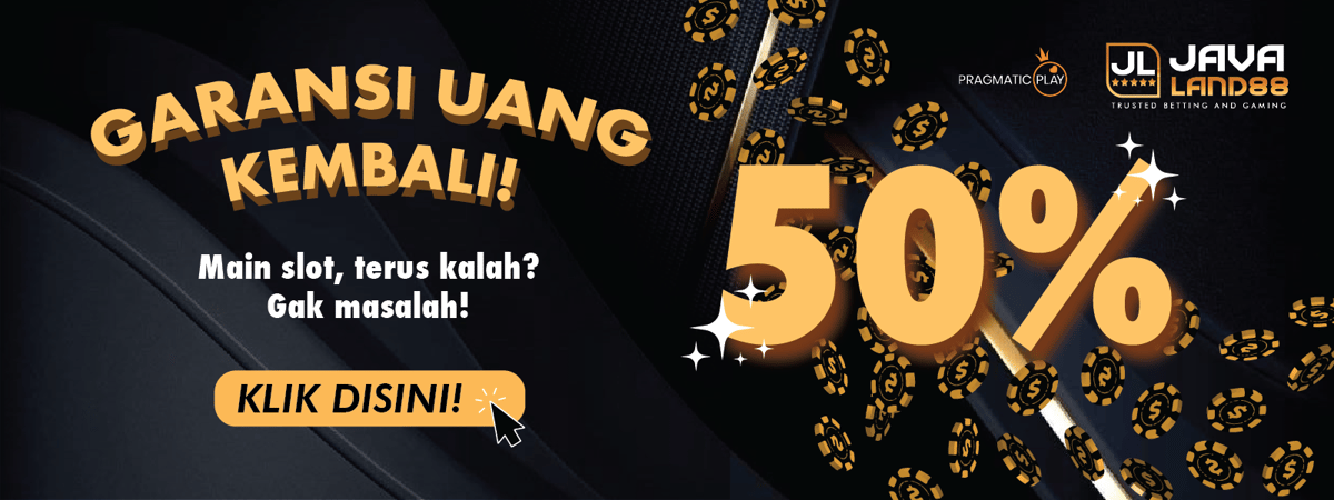BONUS CASHBACK 50%