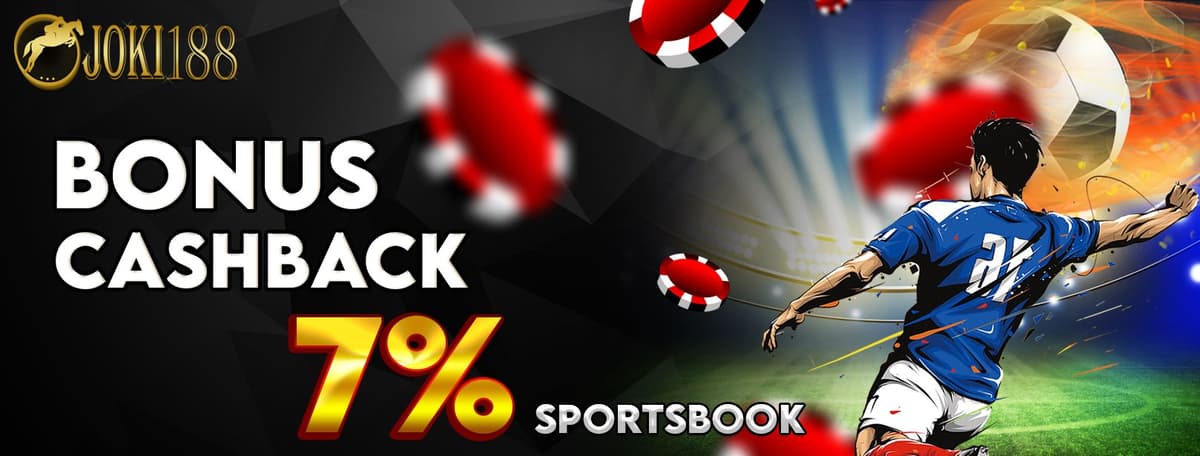 BONUS CASHBACK 7% SPORTBOOK Banner
