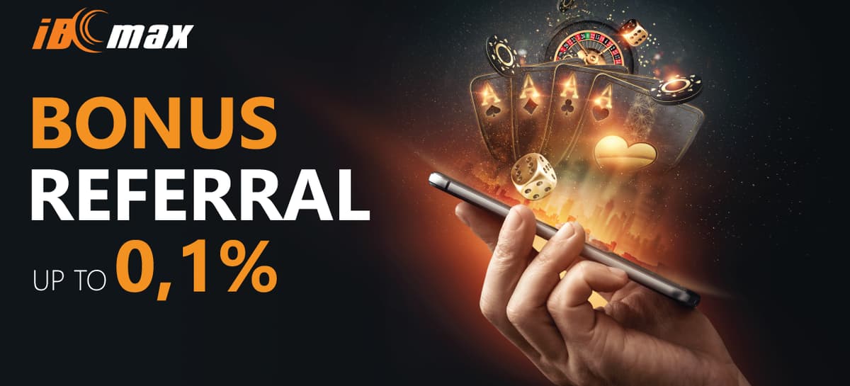 REFERRAL BONUS UP TO 0.1% - IBCMAX