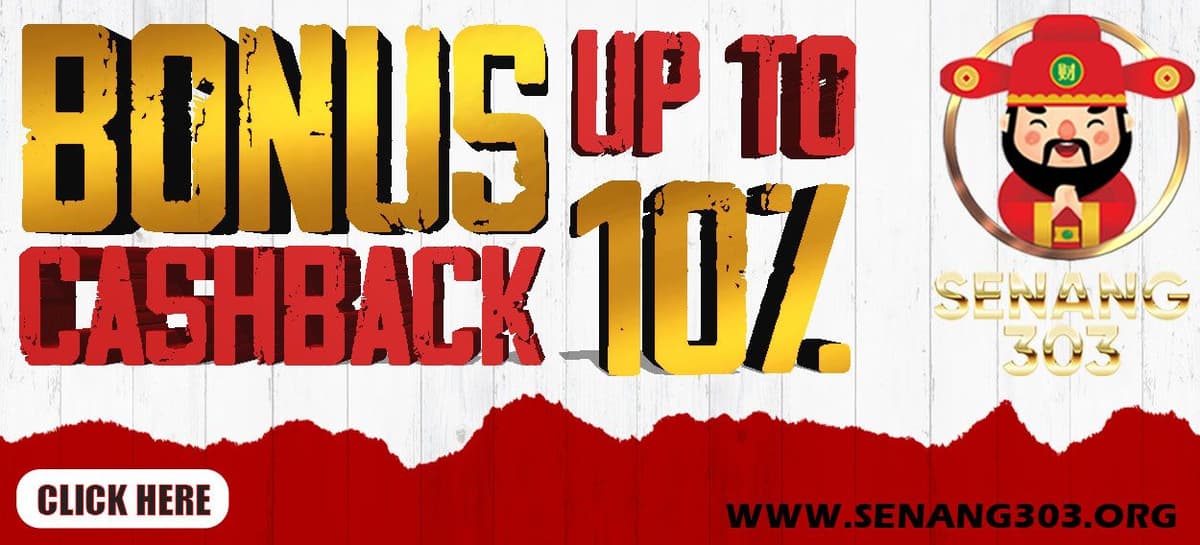 Bonus Mingguan Cashback Up To 10%