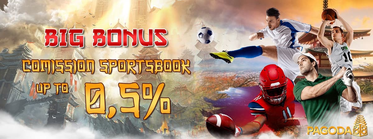 Bonus Commission Sports Up To 0.50% Banner