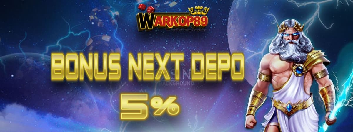 BONUS NEXT DEPOSIT 5 % Banner