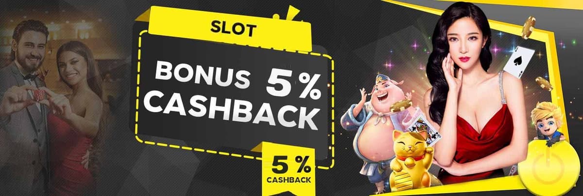 BONUS CASHBACK SLOT HINGGA 5%