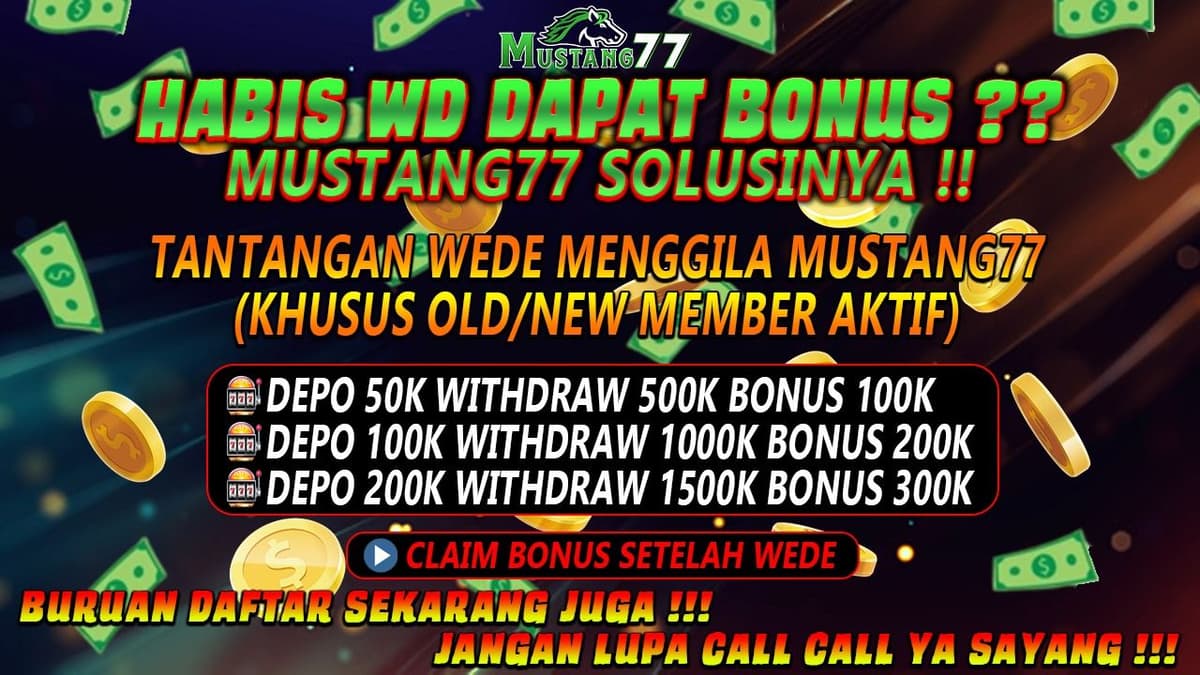 Promo EVENT WEDE DAPAT BONUS