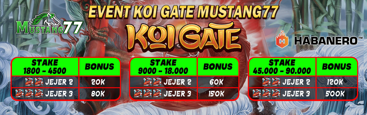 Promo EVENT KOI GATE 