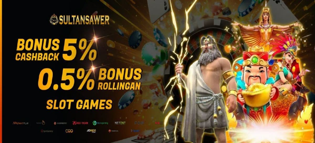 BONUS ROLLINGAN 0.5% SLOT GAMES SETIAP MINGGU