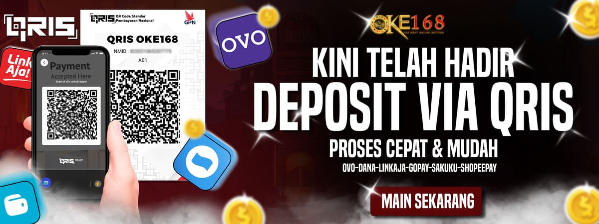 DEPOSIT VIA QRIS Banner