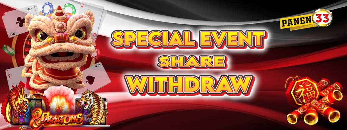 SHARE YOUR WITHDRAW WITH US Banner