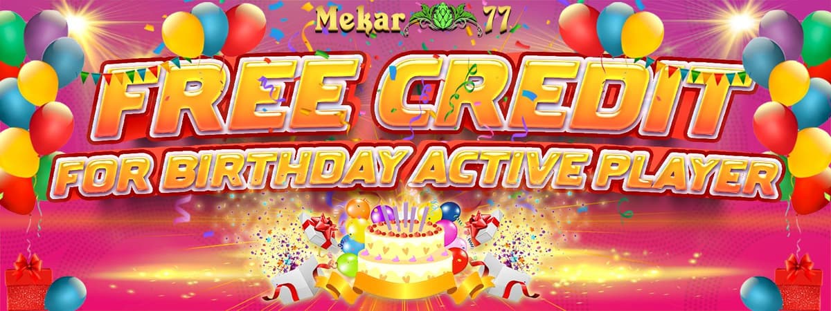 FREE CREDIT FOR BIRTDAY MEMBER Banner