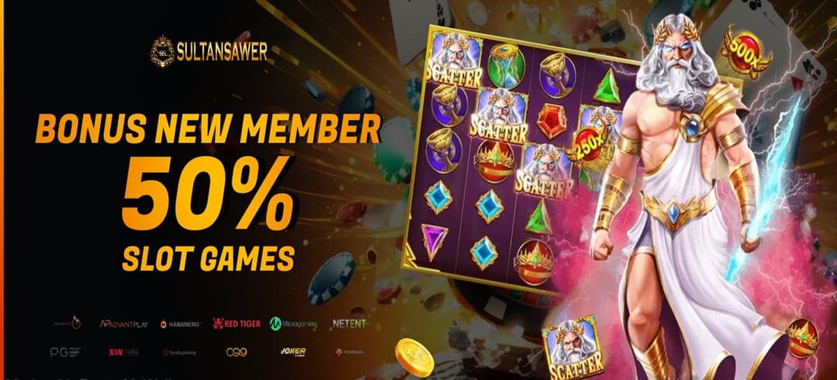BONUS NEW MEMBER 50% SLOT GAMES