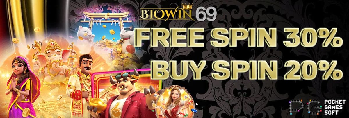BONUS FREESPIN 30% BUYSPIN 20% (PG SOFT)