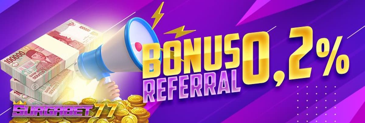 Promo BONUS REFERRAL 0,2% TANPA BATAS