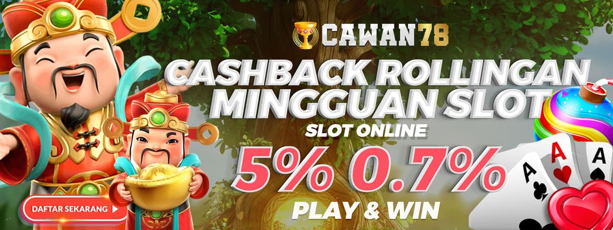 BONUS ROLLINGAN 0.7% SLOT GAMES Banner