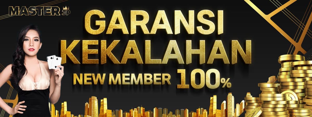 GARANSI KEKALAHAN NEW MEMBER 100% Banner