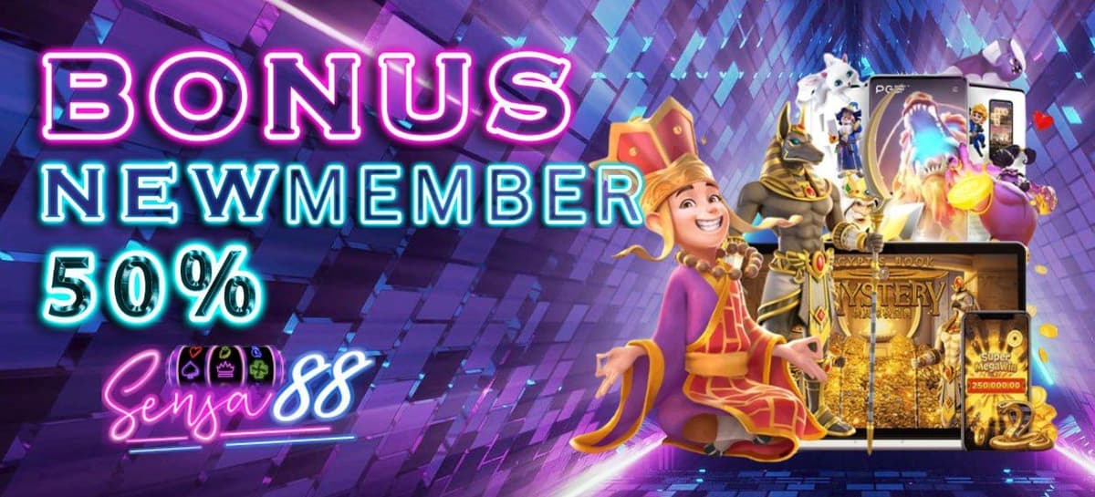 BONUS NEW MEMBER 50% Banner