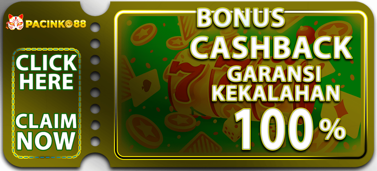 BONUS CASHBACK GARANSI KEKALAHAN 100%