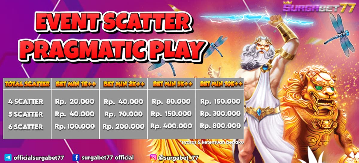 Promo EVENT SCATTER PRAGMATIC PLAY