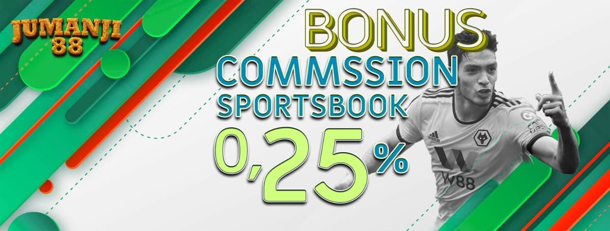 Bonus Commision Sportbook 0.25% Banner