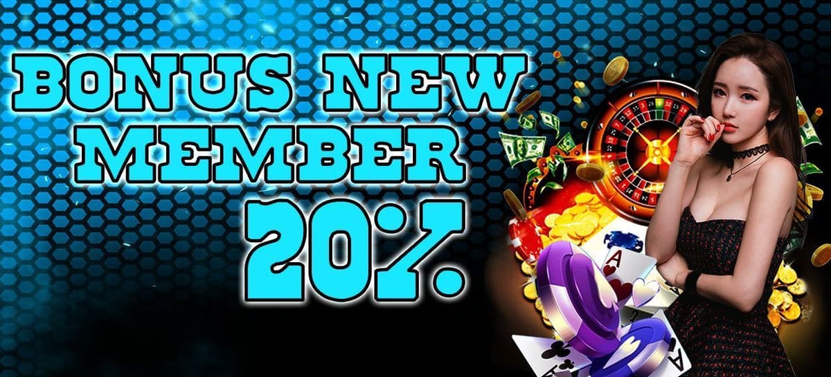NEW MEMBER 20% (SLOT, SPORTSBOOK, FISH HUNTER)