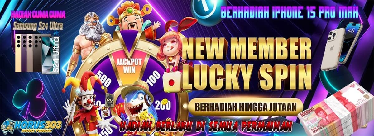 Bonus Lucky Spin Horus303 Banner