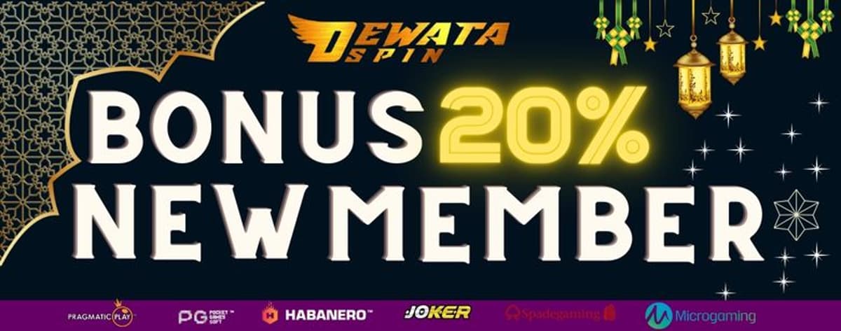 BONUS NEW MEMBER 20%