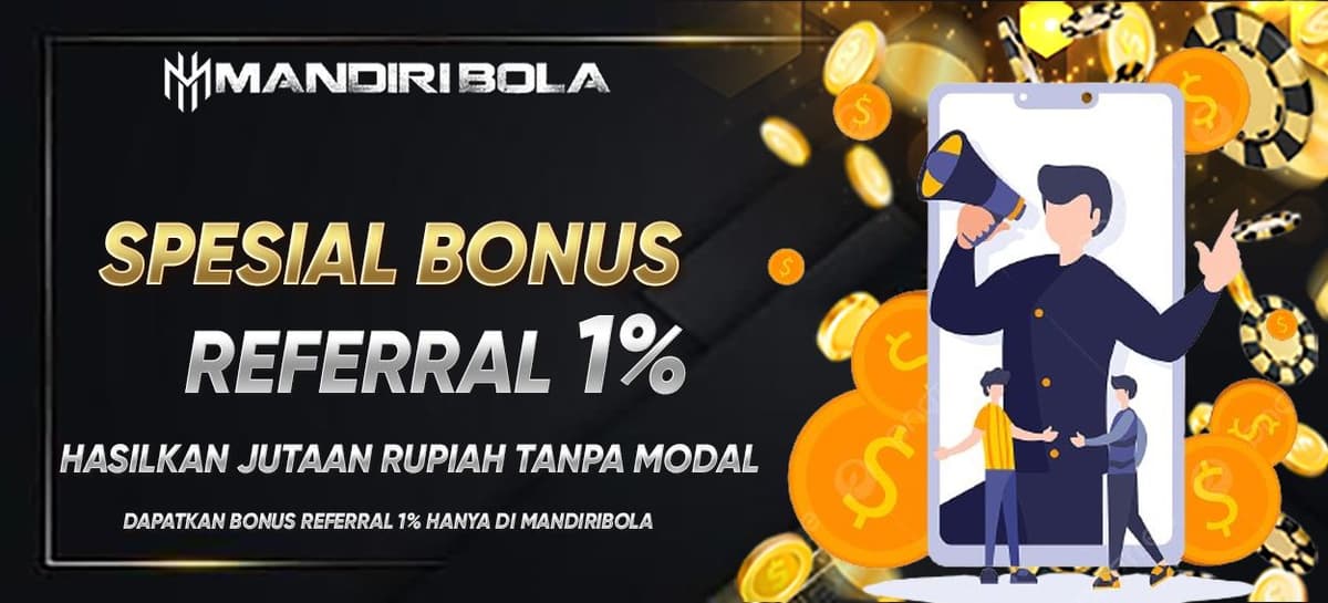 BONUS REFERRAL 1%