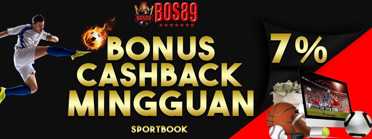 BONUS CASHBACK 7% SPORTBOOK Banner