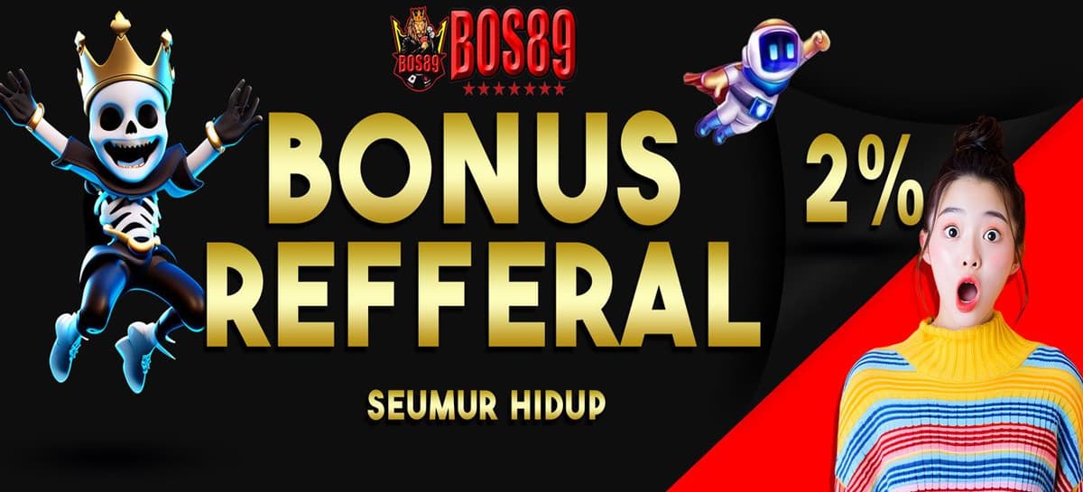 BONUS REFERRAL 2% SEUMUR HIDUP ALL PRODUK