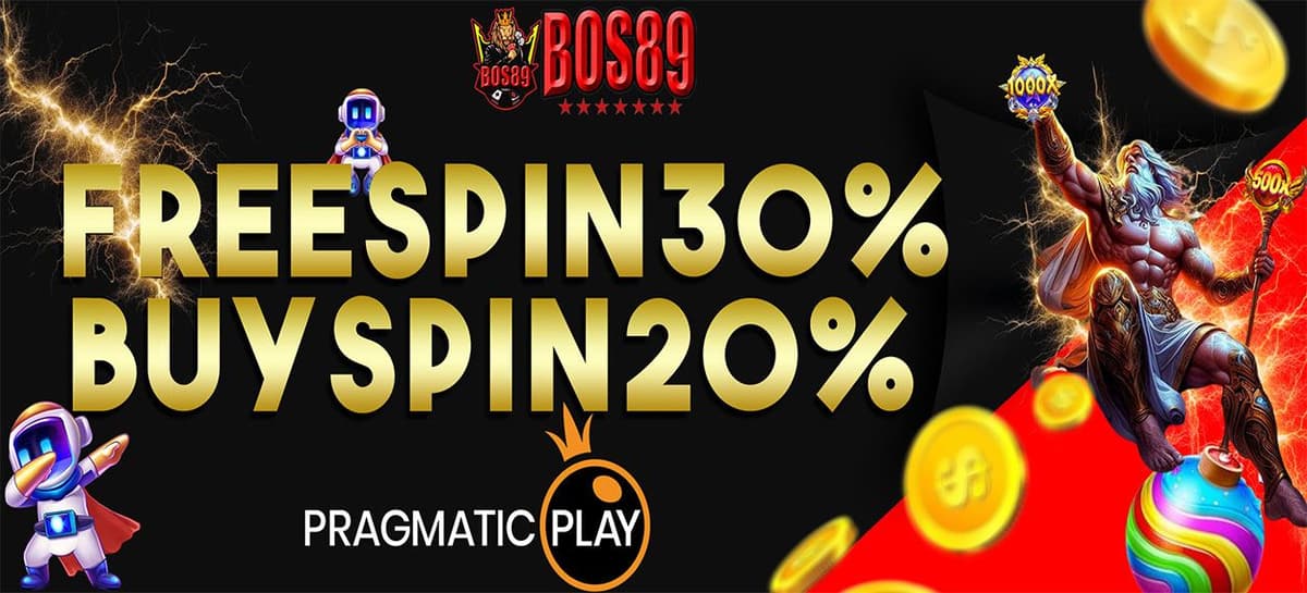 FREESPIN 30% BUY SPIN 20% PRAGMATIC