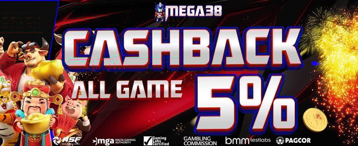 CASHBACK MINGGUAN 5% ALL GAMES