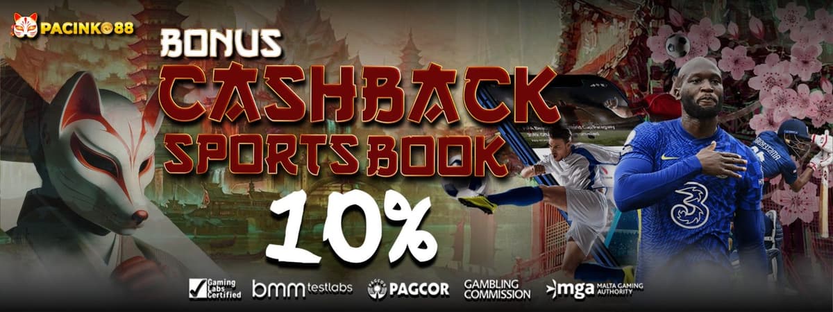 BONUS CASHBACK SPORTSBOOK 10% Banner